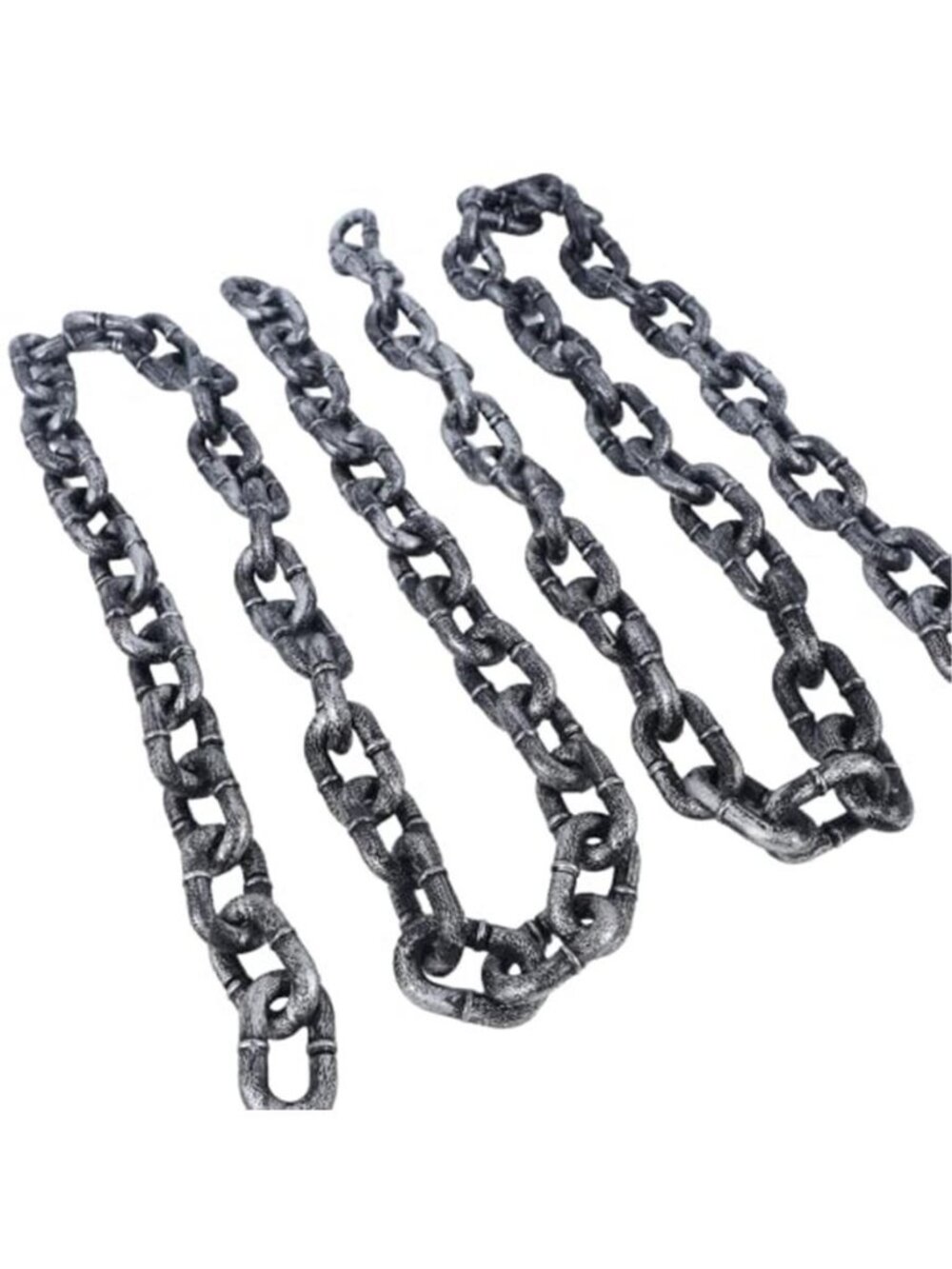 2 Pack Halloween Plastic Chains, 6FT Fake Chain Links